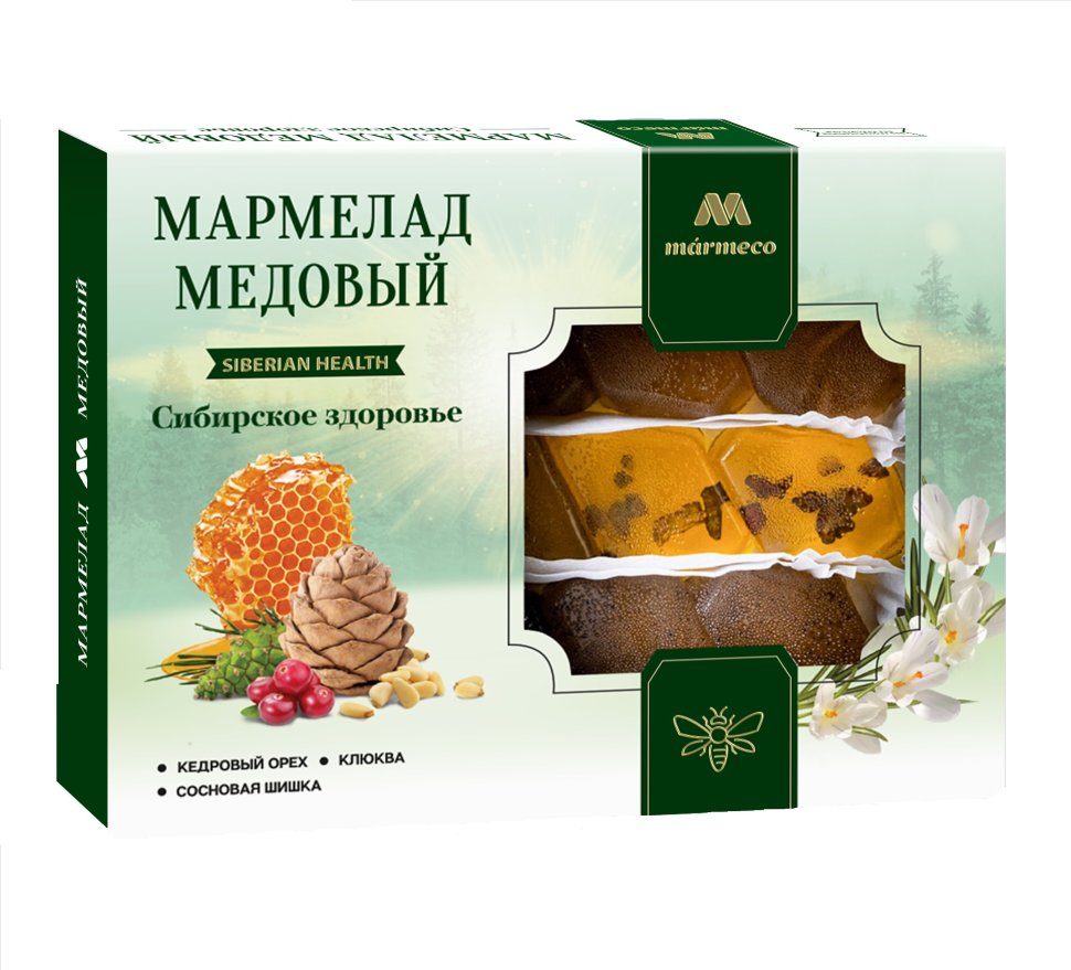  Мармелад медовый "Сибирское здоровье" без сахара 200г  в Октябрьске